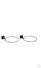 Load image into Gallery viewer, Canyon Circlet-Black Earrings