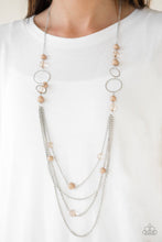 Load image into Gallery viewer, Bubbly Bright - BROWN Necklace
