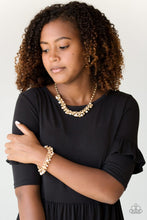 Load image into Gallery viewer, Trust Fund Baby - GOLD Necklace/Bracelet SOLD AS A SET