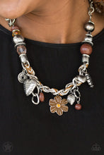 Load image into Gallery viewer, Charmed, I am sure brown necklace