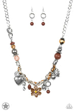 Load image into Gallery viewer, Charmed, I am sure brown necklace