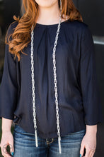 Load image into Gallery viewer, Scarfed for Attention-silver necklace