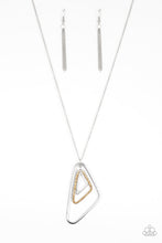 Load image into Gallery viewer, Triple Trifecta - BROWN Necklace