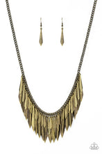 Load image into Gallery viewer, The Thrill Seeker - BRASS Necklace