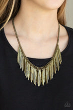 Load image into Gallery viewer, The Thrill Seeker - BRASS Necklace