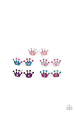 Load image into Gallery viewer, Lil Diva's (kids) crown shaped post earring-***4 for $1.00***