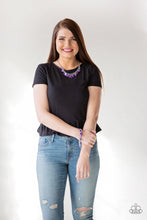 Load image into Gallery viewer, I WANT TO SEA THE WORLD - PURPLE NECKLACE