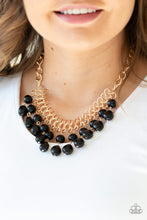 Load image into Gallery viewer, 5th Avenue Fleck - BLACK Necklace