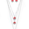 Load image into Gallery viewer, ROYYAL RECONSTRUCTION - RED NECKLACE