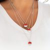 Load image into Gallery viewer, ROYYAL RECONSTRUCTION - RED NECKLACE