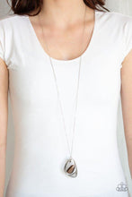 Load image into Gallery viewer, Asymmetrical Bliss - BROWN Necklace