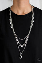 Load image into Gallery viewer, Pearl Pageant - SILVER Lanyard