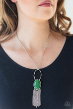 Load image into Gallery viewer, Dewey Dessert-GREEN Necklace