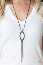 Load image into Gallery viewer, Head Over Heels - BLACK Necklace