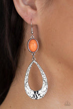 Load image into Gallery viewer, BADLANDS BABY - ORANGE EARRINGS
