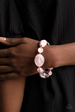 Load image into Gallery viewer, Stacycatin Shimmer/I Need A Staycation - PINK necklace/Bracelet SET