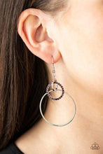 Load image into Gallery viewer, In An Orderly Fashion -PURPLE Earring