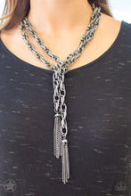Load image into Gallery viewer, Scarfed for Attention-Black necklace