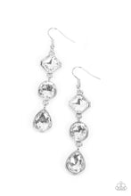Load image into Gallery viewer, Reflective Rhinestone -White Earring