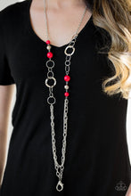 Load image into Gallery viewer, Modern Motley - RED Lanyard