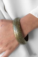 Load image into Gallery viewer, Tread Lightly - BRASS Bracelet