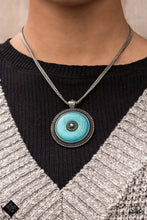 Load image into Gallery viewer, Epic Center oof Attention - BLUE Necklace--FASHION FIX ITEM