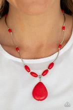 Load image into Gallery viewer, Explore The Elements - RED Necklace