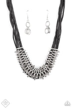 Load image into Gallery viewer, Lock Stock And Sparkle - BLACK Necklace