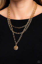 Load image into Gallery viewer, Winking Wanderer - Gold Necklace