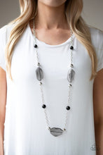 Load image into Gallery viewer, Crystal Charm -BLACK Necklace