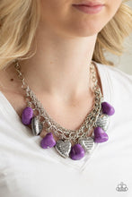 Load image into Gallery viewer, Change of Heart - PURPLE Necklace