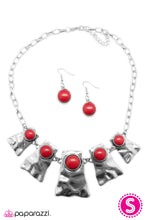 Load image into Gallery viewer, COUGAR- RED NECKLACE