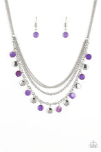 Load image into Gallery viewer, Beach Flavor - Purple Necklace