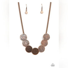 Load image into Gallery viewer, Flip and Coin - Copper Necklace