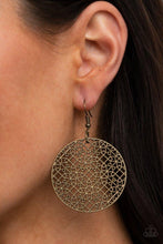 Load image into Gallery viewer, METALLIC MOSAIC - BRASS Earring