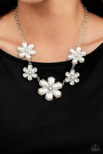 Load image into Gallery viewer, Fiercely Flowering- White Necklace