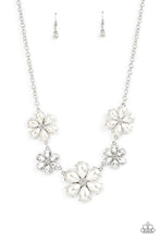 Load image into Gallery viewer, Fiercely Flowering- White Necklace