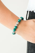 Load image into Gallery viewer, THE BIG LEAGUER -GREEN NECKLACE and Very VIP Green Bracelet --SET SOLD TOGETHER