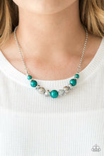 Load image into Gallery viewer, THE BIG LEAGUER -GREEN NECKLACE and Very VIP Green Bracelet --SET SOLD TOGETHER