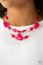 Load image into Gallery viewer, Radiantly Reflection - PINK NECKLACE