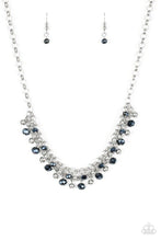 Load image into Gallery viewer, Trust Fund Baby- Blue Necklace and Just For The Fund Of It Blue Bracelet --SOLD AS SET