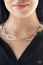 Load image into Gallery viewer, Shattering Records - Silver Necklace
