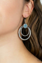 Load image into Gallery viewer, Spun Out Opulence - Blue Earring