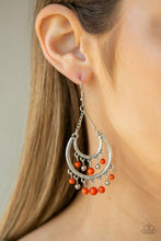 Load image into Gallery viewer, Free spirited Spirit - Orange Earrings