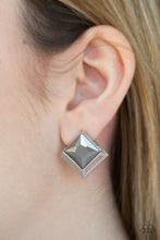 Load image into Gallery viewer, Stellar Square - Silver Earrings
