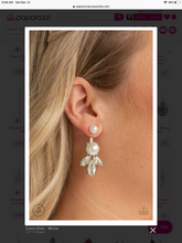 Load image into Gallery viewer, Extra Elite -White Earring