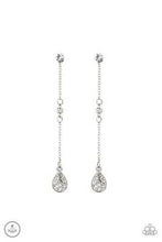 Load image into Gallery viewer, When It Reins -White Earrings