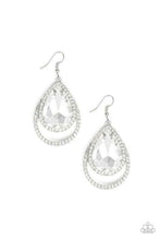 Load image into Gallery viewer, Famous - White Earrings
