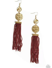 Load image into Gallery viewer, LOTUS GARDEN - RED EARRINGS
