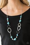 Load image into Gallery viewer, Thats Terrific -Blue Necklace